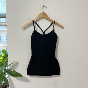 Lululemon Black Cool Racerback Tank Size 2